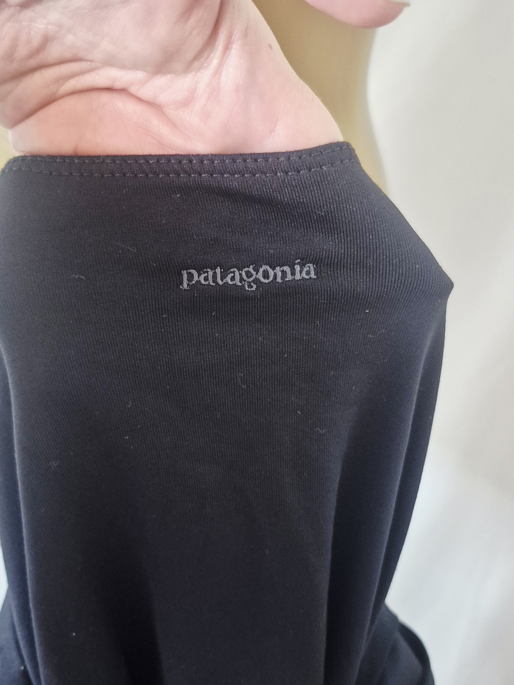 Patagonia Black Halter Tie-Back Midi Dress Sz M - Picture 4 of 6